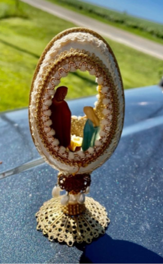 Blown Egg - Nativity - Holy Family (Nativity) ornament collectible - Main Image 2