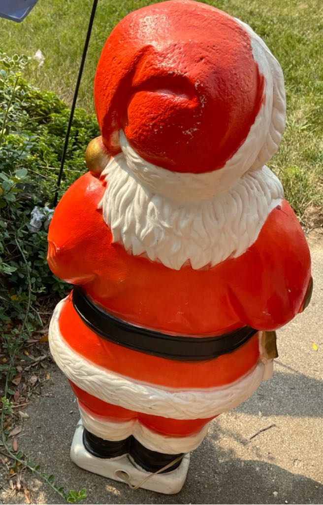 Poloron - 30” - Santa With Candy Cane - Santa (Blow Mold) ornament collectible - Main Image 2