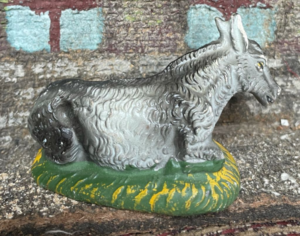 Fontanini - (Set 9) - Animals - Donkey - Supine - Animals (Nativity) ornament collectible - Main Image 2
