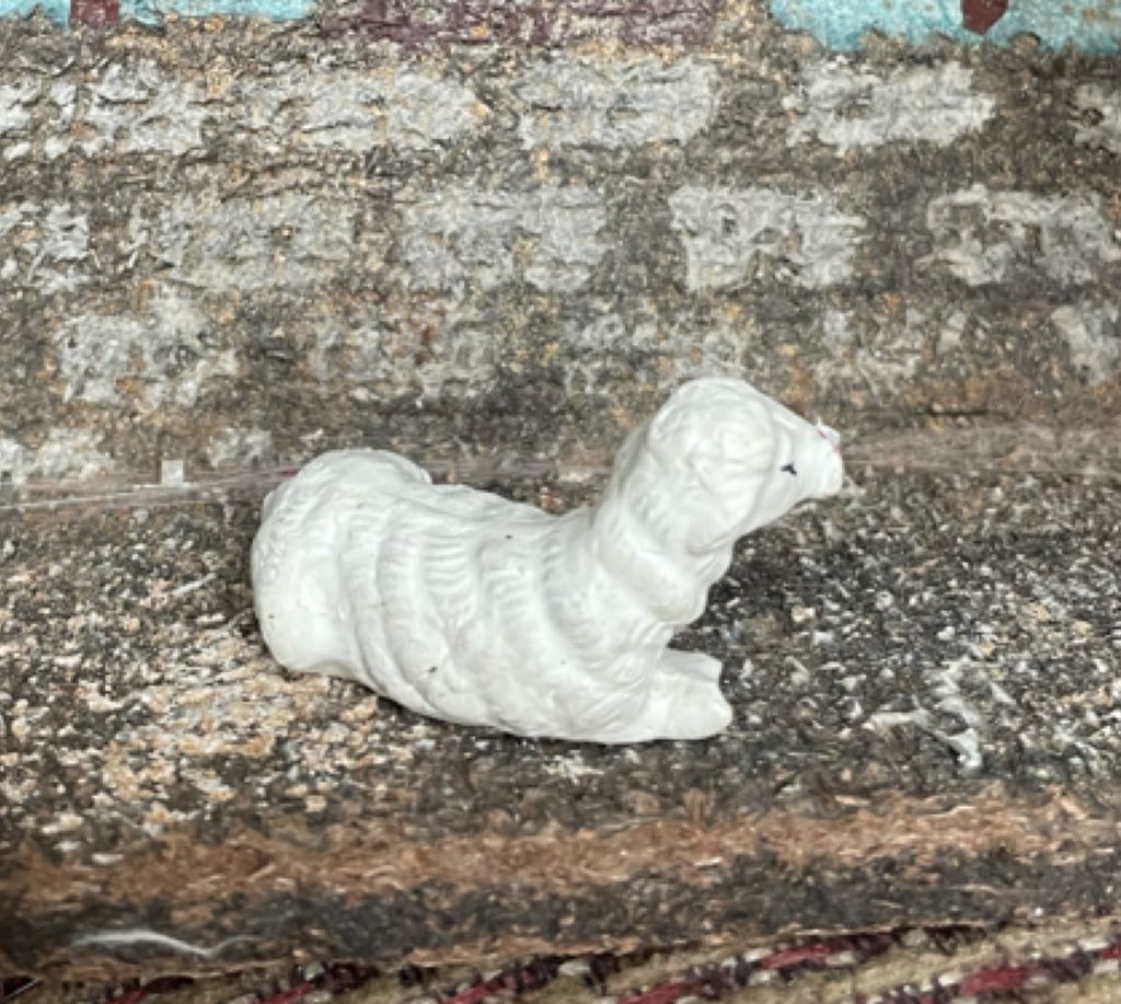 Fontanini - (Set 9) - Animals - Sheep - Supine - Animals (Nativity) ornament collectible - Main Image 2