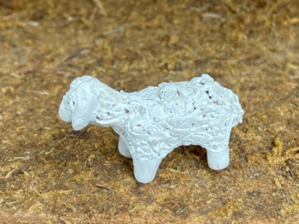 Clay - Nativity - Animals - Lamb - Animals (Nativity) ornament collectible - Main Image 2