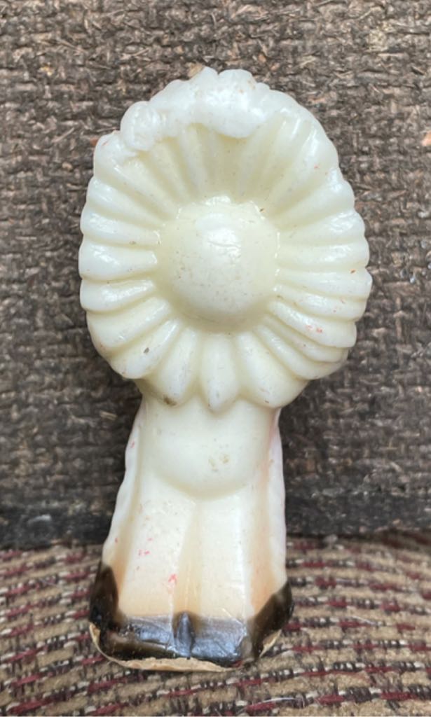 Gurley - Thanksgiving - 3.25” - Indian - Chief - Red Fringes on Pants & Brown Moccasins - Indian (Thanksgiving - Candle) ornament collectible - Main Image 2