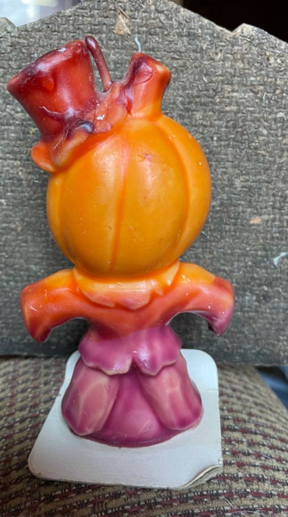 Gurley - Halloween - 5” - Scarecrow - Brown Suit & Brown Hat - Jack O’ Lantern (Halloween - Candle) ornament collectible - Main Image 2