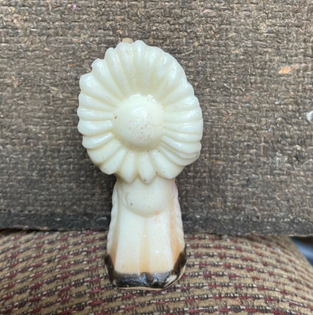 Gurley - Thanksgiving - 3.25” - Indian - Chief - Red Fringes on Pants & Brown Moccasins - Indian (Thanksgiving - Candle) ornament collectible - Main Image 2