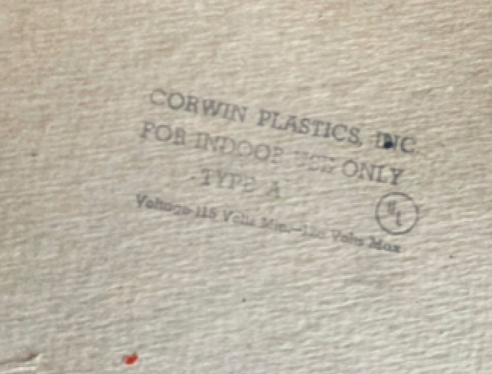 Corwin - Flat Back - Santa In Sleigh - Santa (Flatback) ornament collectible - Main Image 2