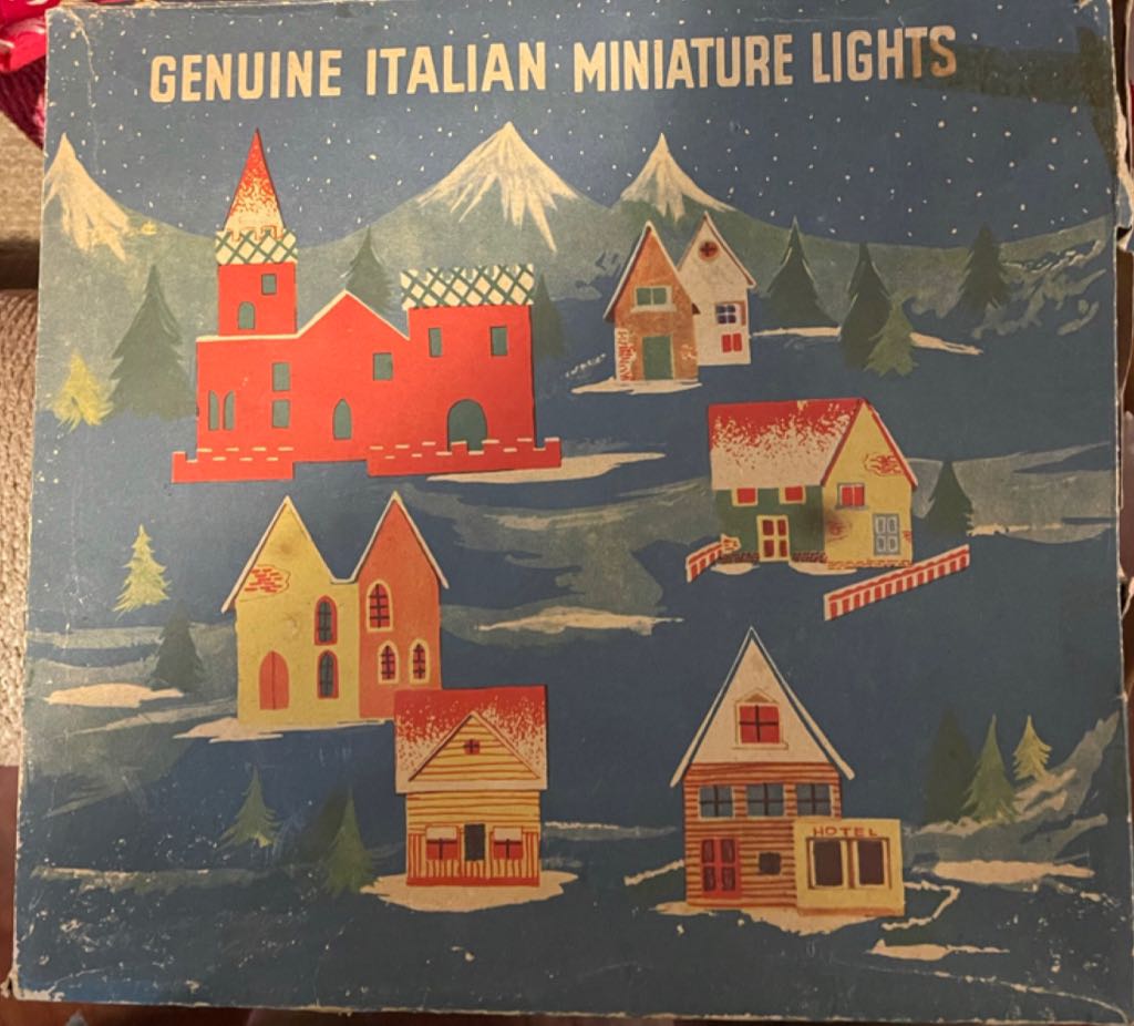 Italian Light Village - Church - Italian Light Village (Putz Village) ornament collectible - Main Image 2