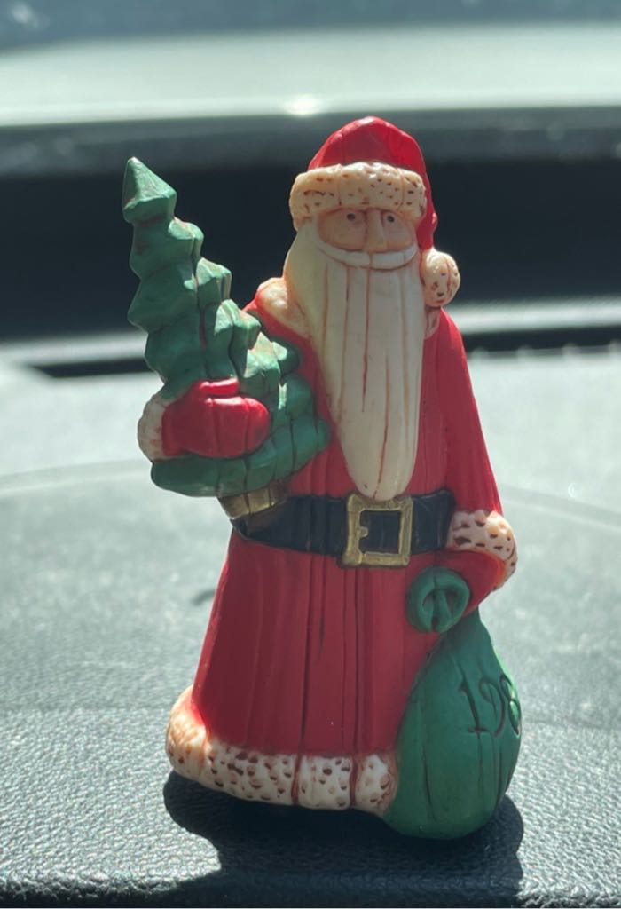 Ceramic - Holland - Nativity - (Set 2) - Shepherd - Kneeling With Sheep