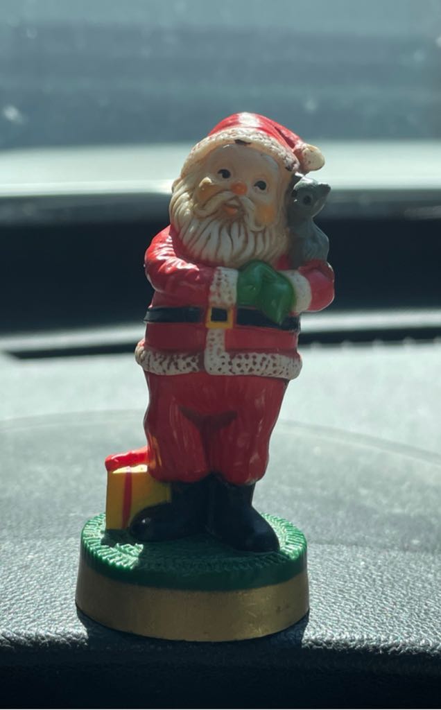 Bradford - Large Plated Bell - Screened Design - #103 - Merry Christmas/Joy To You - Red