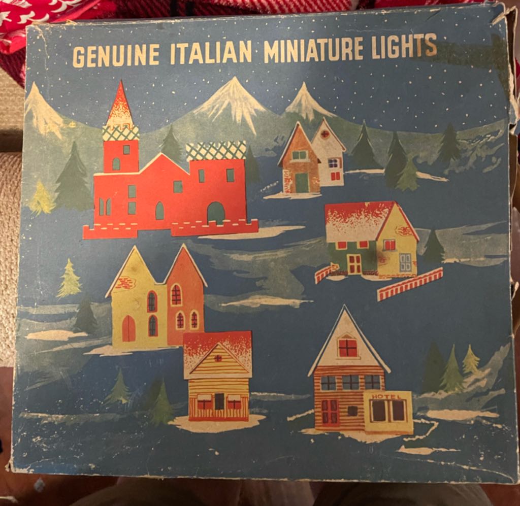 Italian Light Village - Chalet - Italian Light Village (Putz Village) ornament collectible - Main Image 2