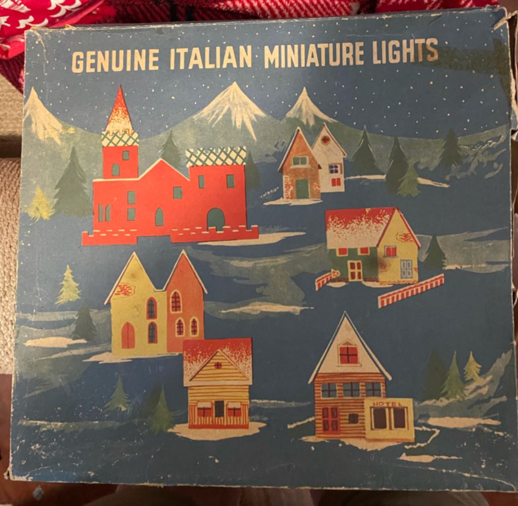 Italian Light Village - Brick House - Italian Light Village (Putz Village) ornament collectible - Main Image 2