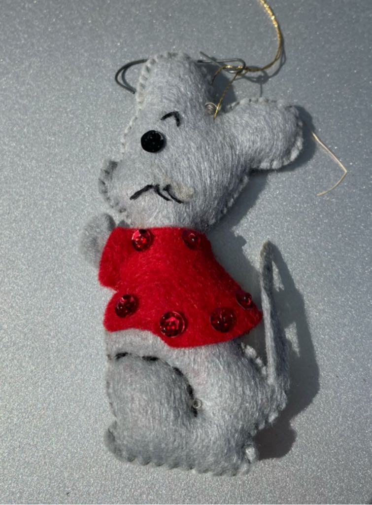 Felt - Mouse - MOUSE (Animal) ornament collectible - Main Image 2