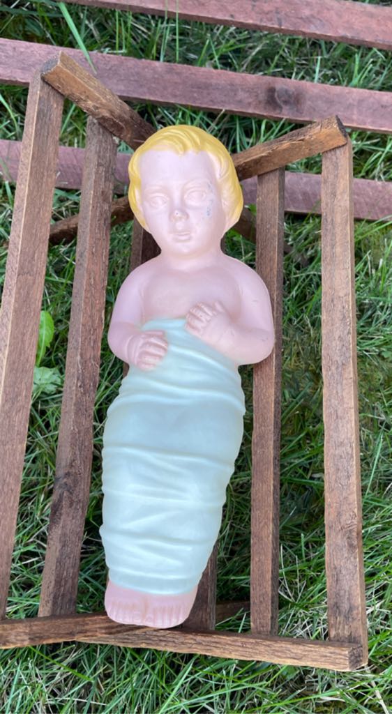 Poloron - 11” Baby Jesus - Nativity (Blow Mold) ornament collectible - Main Image 1