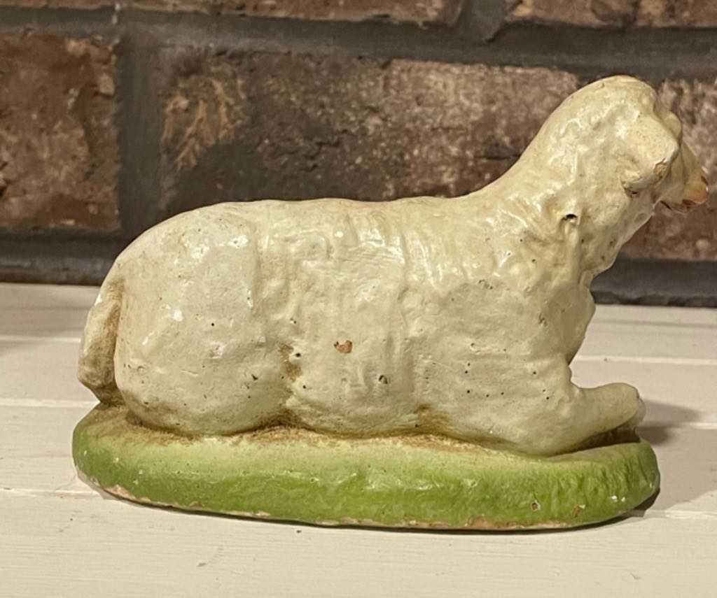 C.S. Columbia - (Set 3) - Animal - Sheep - Supine - Animals (Nativity) ornament collectible - Main Image 2