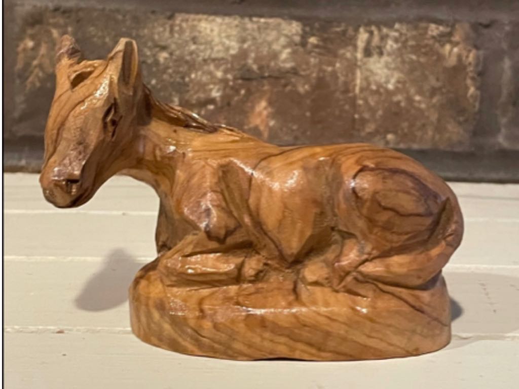 Holy Land - (Set 1) - Animal - Donkey - Supine - Animals (Nativity) ornament collectible - Main Image 1