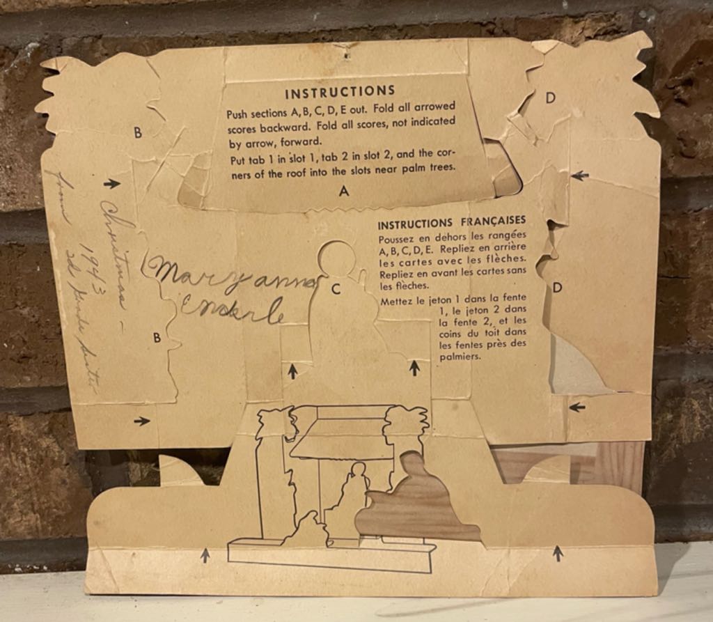 Devotional Publishing - Paper Nativity - Nativity (Paper) ornament collectible - Main Image 2