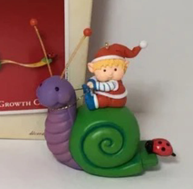 Christmas Growth Chart ornament collectible - Main Image 1