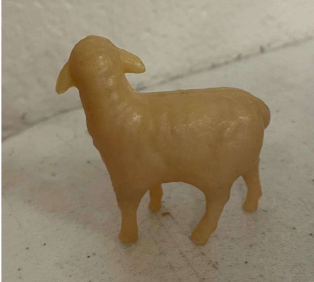 ART Plastics - (Set 1) - Animal - Sheep - Standing - Animal (Nativity) ornament collectible - Main Image 2
