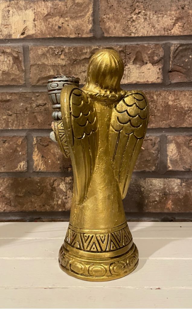 Schmid Bros - (Set 2) - Angel - Candle Holder - Facing Right - Angel (Nativity) ornament collectible - Main Image 2