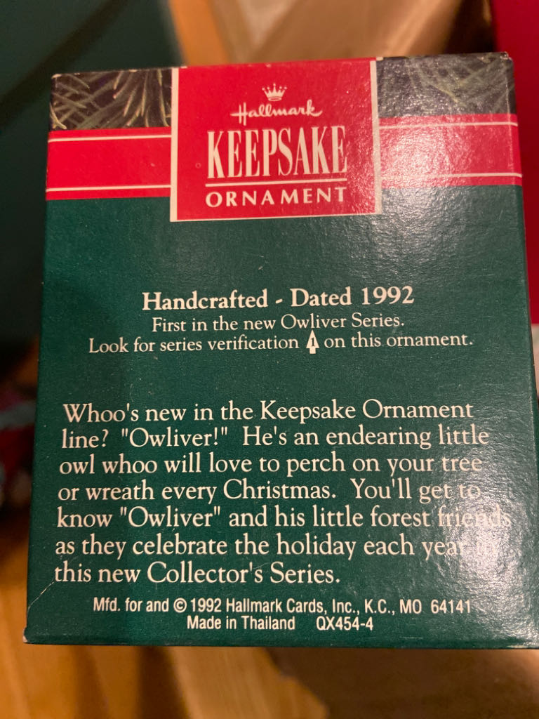 Owliver - #1 - Owliver (Collectible Series) ornament collectible - Main Image 2