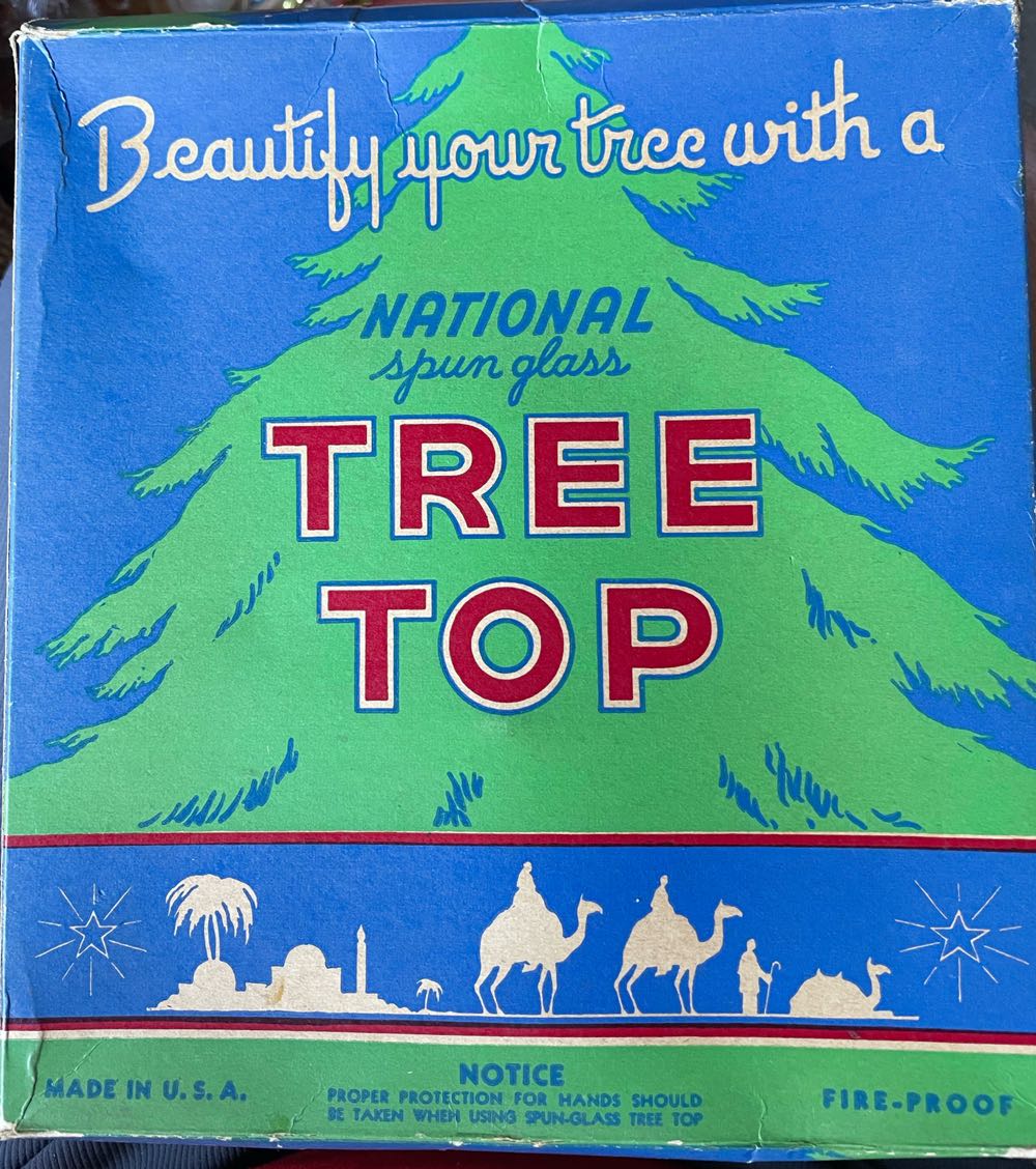 Tree Topper - National Spun Glass - Angel (Tree Topper) ornament collectible - Main Image 3