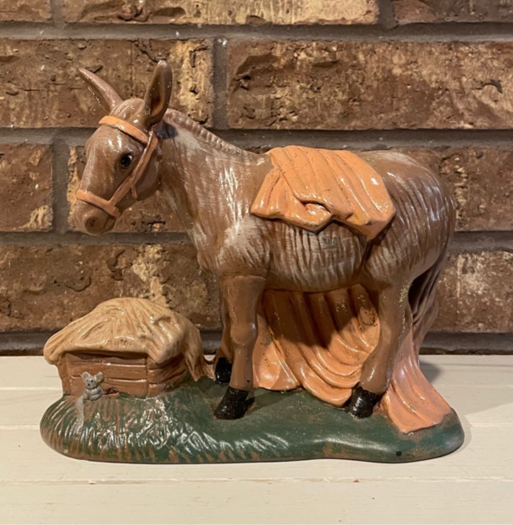 Ceramic - Atlantic - Nativity - (Set 2) - Animal - Donkey - Animal (Nativity) ornament collectible - Main Image 1