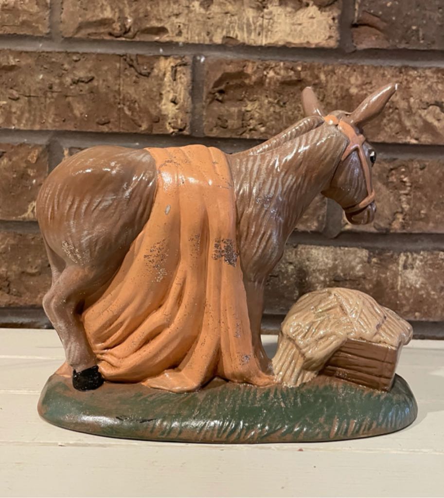 Ceramic - Atlantic - Nativity - (Set 2) - Animal - Donkey - Animal (Nativity) ornament collectible - Main Image 2