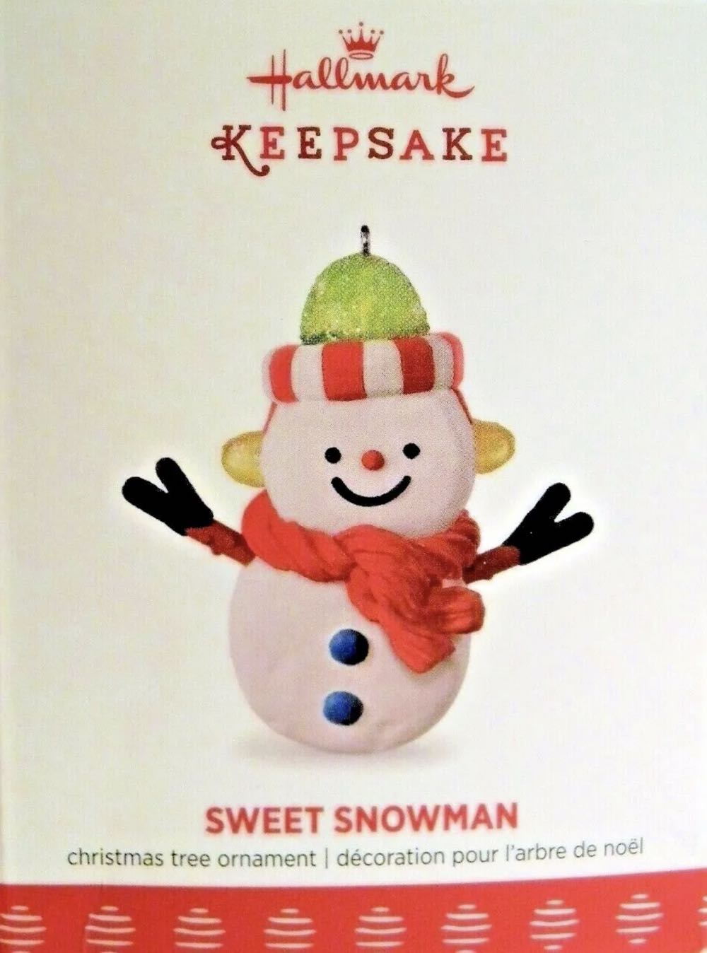 Sweet Snowman (VIP Gift) - Snowman (Gumdrops) ornament collectible - Main Image 3