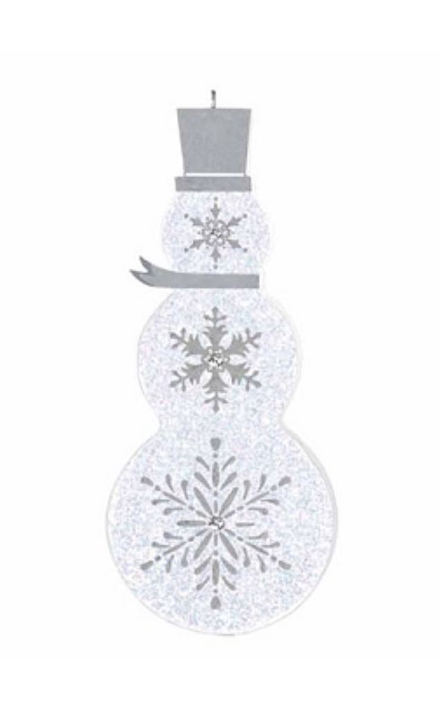Buttoned Up Snowman - Snowman ornament collectible - Main Image 1