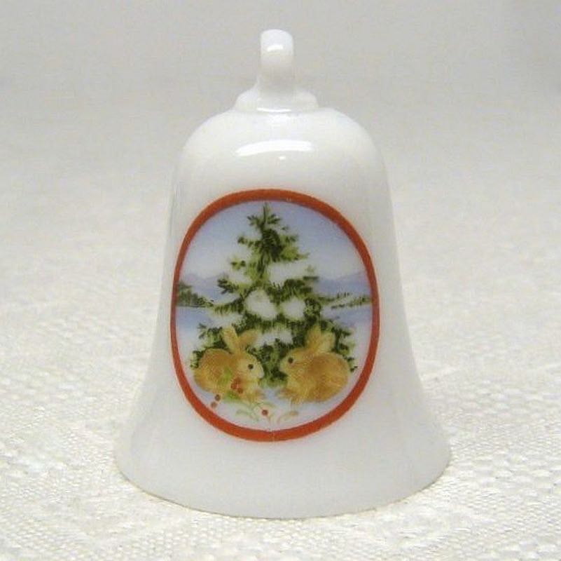 Bradford - Christmas Window Bell  - Angel Hair - #157 - Blue