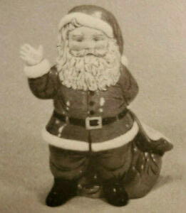 Ceramic - Duncan - Medium Santa - Santa (Candy Dish) ornament collectible - Main Image 2