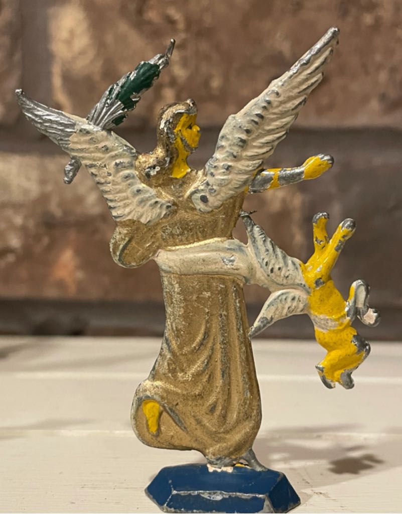 Hans Heinrichsen - Nativity - Angel - Gold - With Cherub - Angel (Nativity) ornament collectible - Main Image 2