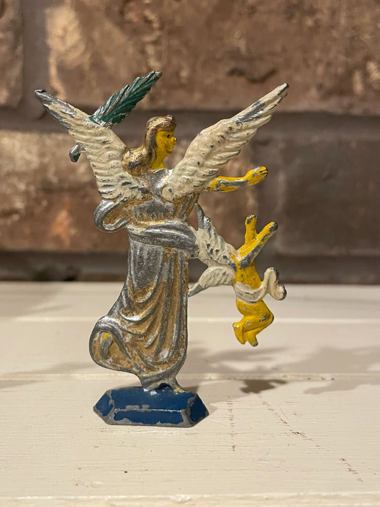 Hans Heinrichsen - Nativity - Angel - Silver - With Cherub - Angel (Nativity) ornament collectible - Main Image 2