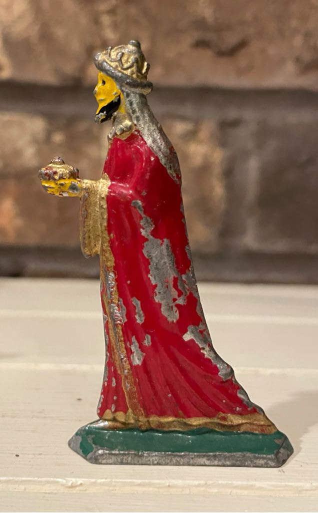 HOMCO - Santa Mouse On Chimney With Bag - Trinket Box - 8901