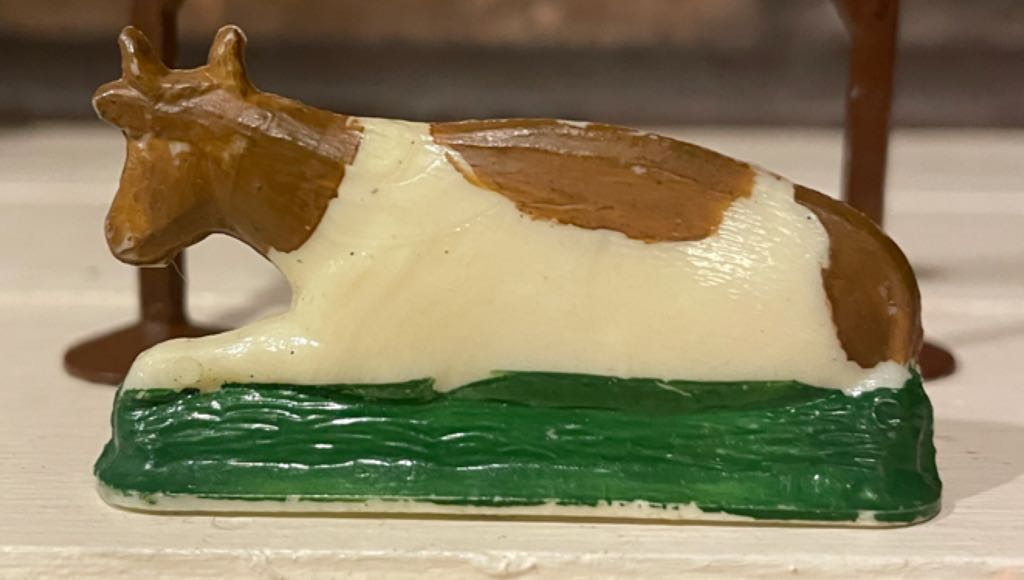 Margarine Promotion - (Set 2) - Fri-Homa Eigelb - Animal - Cow - Supine - Animals (Nativity) ornament collectible - Main Image 2