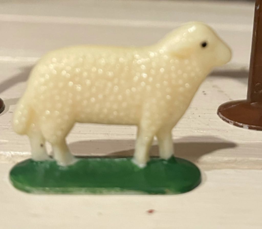 Margarine Promotion - (Set 2) - Fri-Homa Eigelb - Animal - Sheep - Standing - Animals (Nativity) ornament collectible - Main Image 2