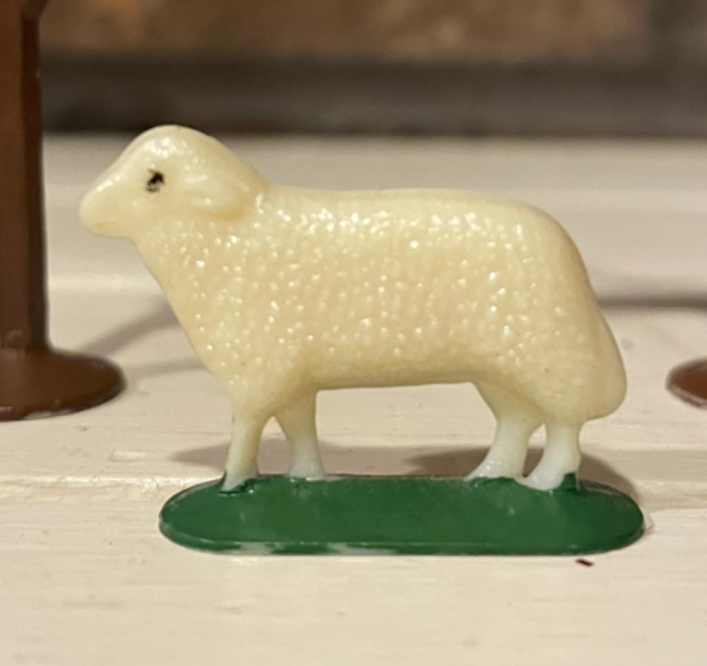 Margarine Promotion - (Set 2) - Fri-Homa Eigelb - Animal - Sheep - Standing - Animals (Nativity) ornament collectible - Main Image 2