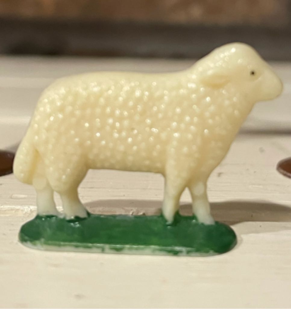Margarine Promotion - (Set 2) - Fri-Homa Eigelb - Animal - Sheep - Standing - Animals (Nativity) ornament collectible - Main Image 2