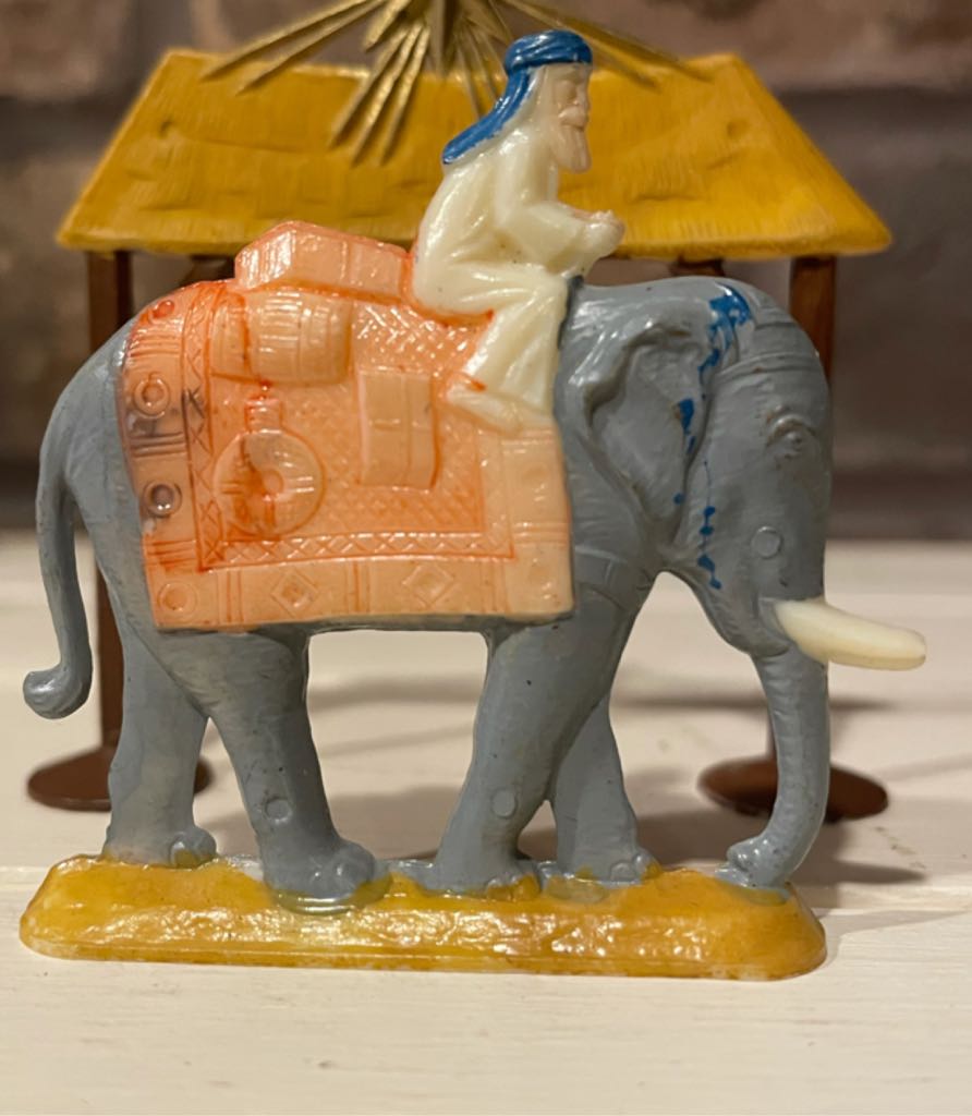 Margarine Promotion - (Set 2) - Fri-Homa Eigelb - Magi - Elephant - Magi (Nativity) ornament collectible - Main Image 2