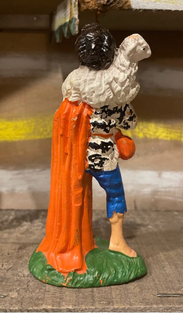 Viviani - (Set 2) - Shepherd - Sheep On Shoulders - Magi (Nativity) ornament collectible - Main Image 2