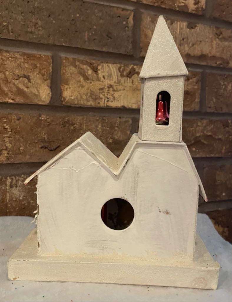 Putz - Villiage - White Church - Church (Putz Village) ornament collectible - Main Image 2