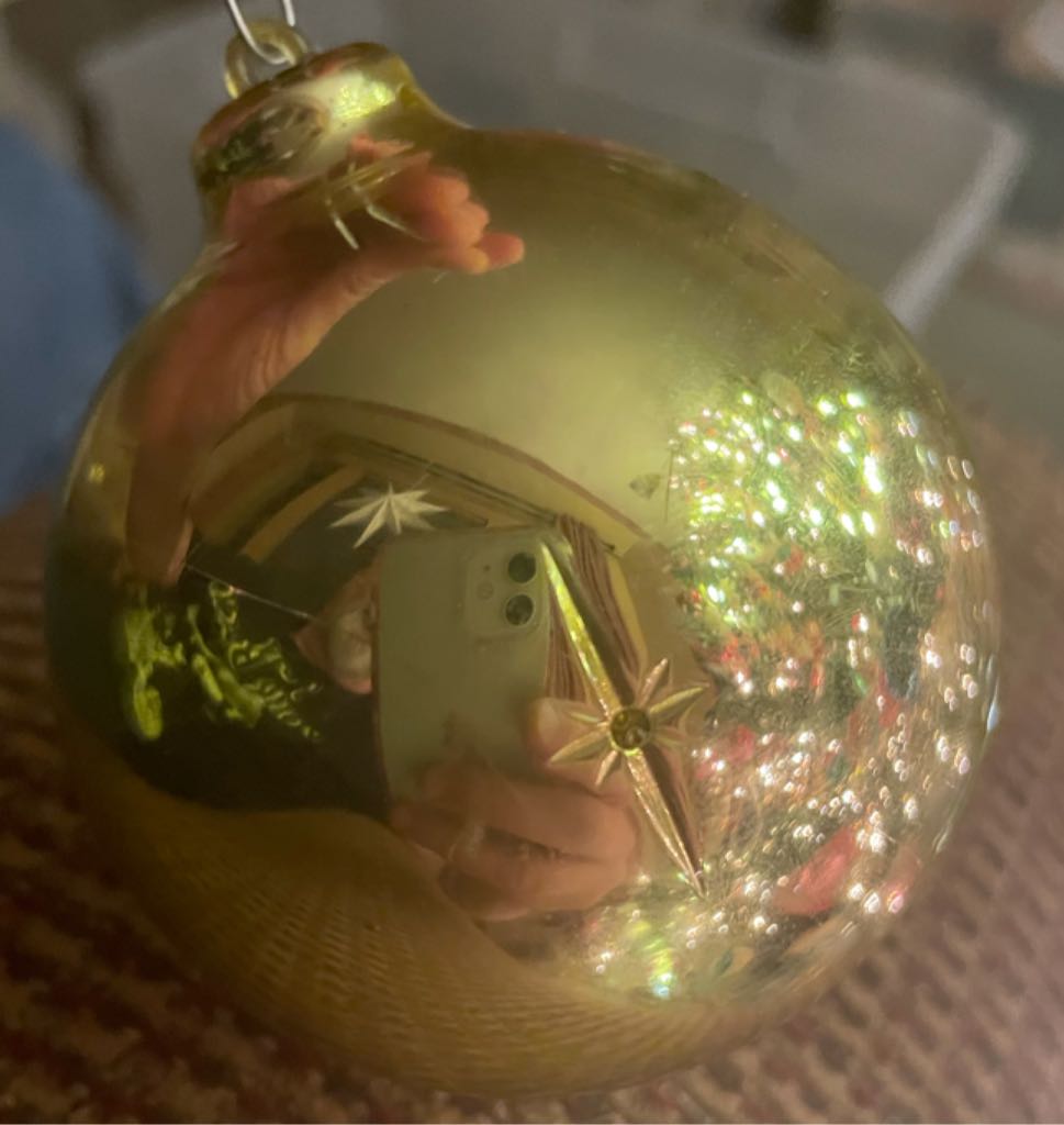 Jewelbrite - (Set 3) - Orb - Red Flower - Yellow - Flower (3D Diorama) ornament collectible - Main Image 2