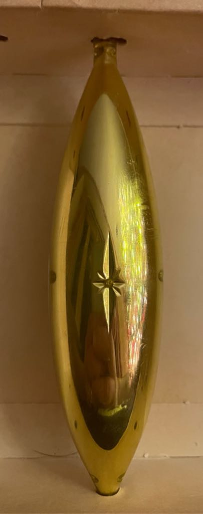 Jewelbrite - (Set 5) - Marquis - Poinsettia & Evergreen - Clear/Yellow - Flower (3D Diorama) ornament collectible - Main Image 2