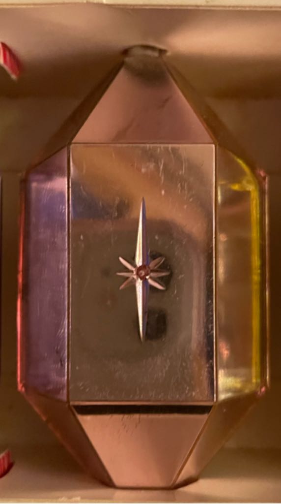 Jewelbrite - (Set 13) - Hexagon - Clear Pink - Angel - Pink - Angel (3D Diorama) ornament collectible - Main Image 2