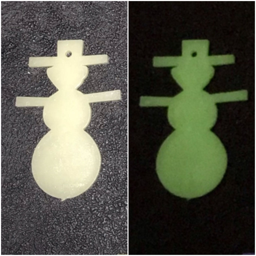 Glow In The Dark - Snowman - Snowman (Glow In The Dark) ornament collectible - Main Image 2