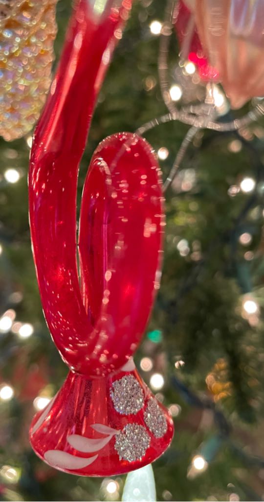 Figural - French Horn - Red - French Horn (Figural) ornament collectible - Main Image 2