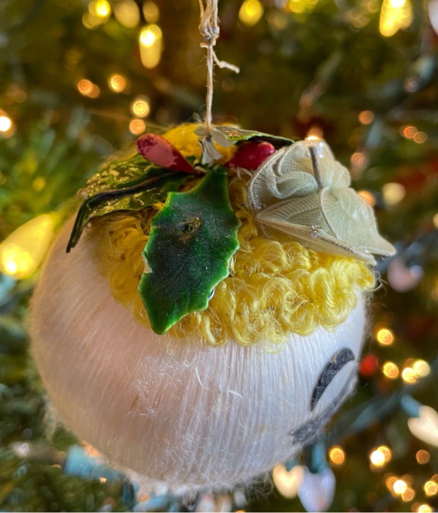 Lady’s Head - Satin Sheen  ornament collectible - Main Image 2