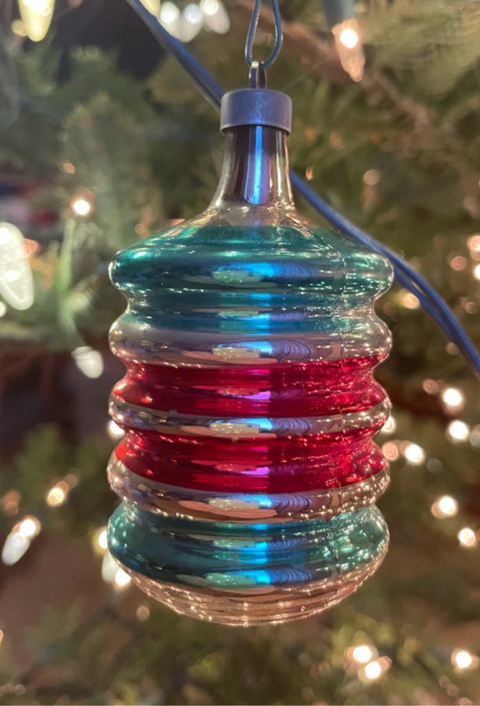 Premier - Carriage Lantern - Blue, Red - Stripes (Lantern) ornament collectible - Main Image 1
