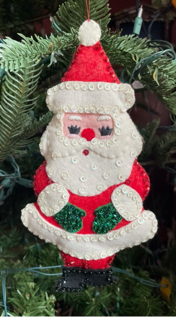 Germany - Ball - Diorama - Santa In Sleigh