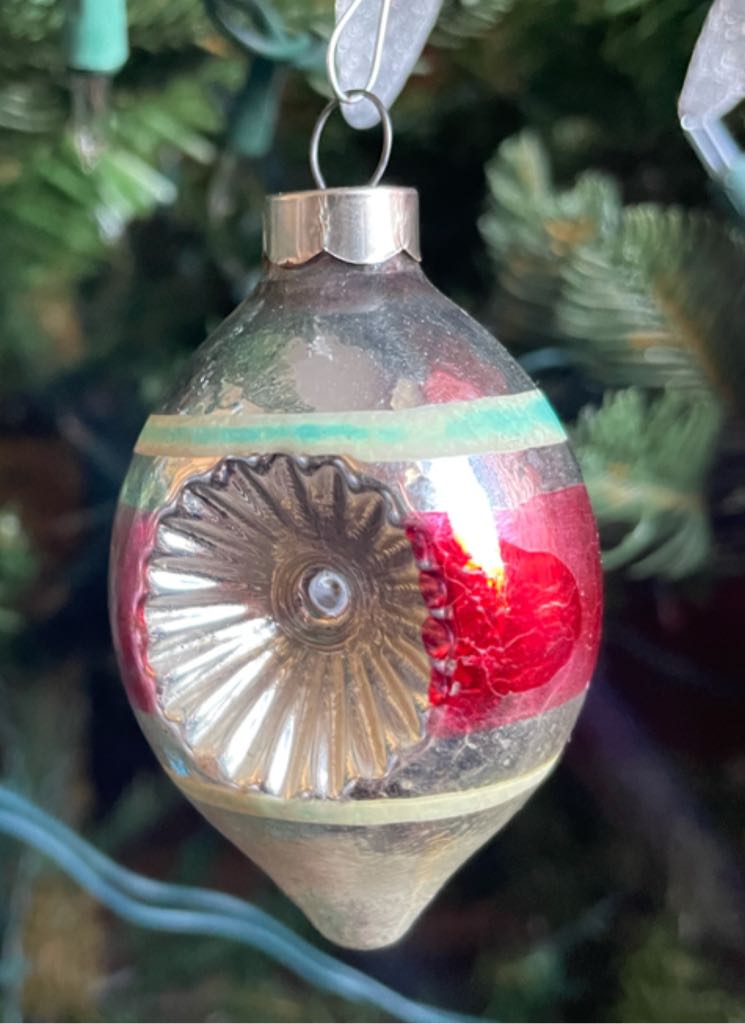 Shiny Brite - Teardrop - Reflector - Double - Sunburst - Double Reflector (Teardrop) ornament collectible - Main Image 2