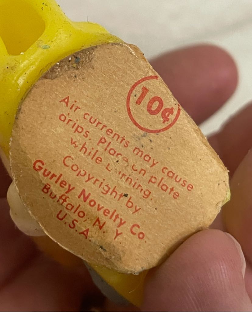 Gurley - Christmas - 2” - Cherub Sleeping On Moon - Angel (Christmas - Candle) ornament collectible - Main Image 2